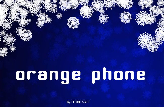 orange phone example